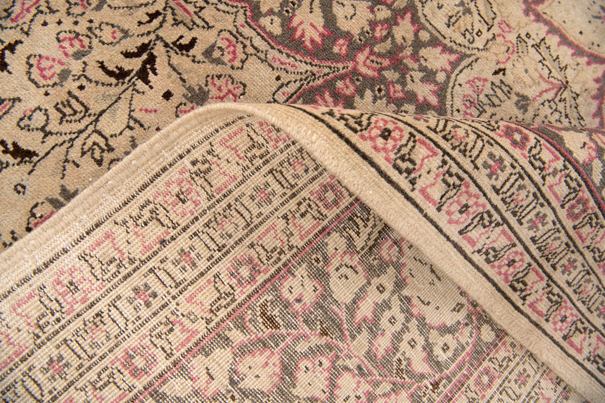 8' 4 x 12' 1 Hand Knotted Ultra Vintage Persian Wool Rug