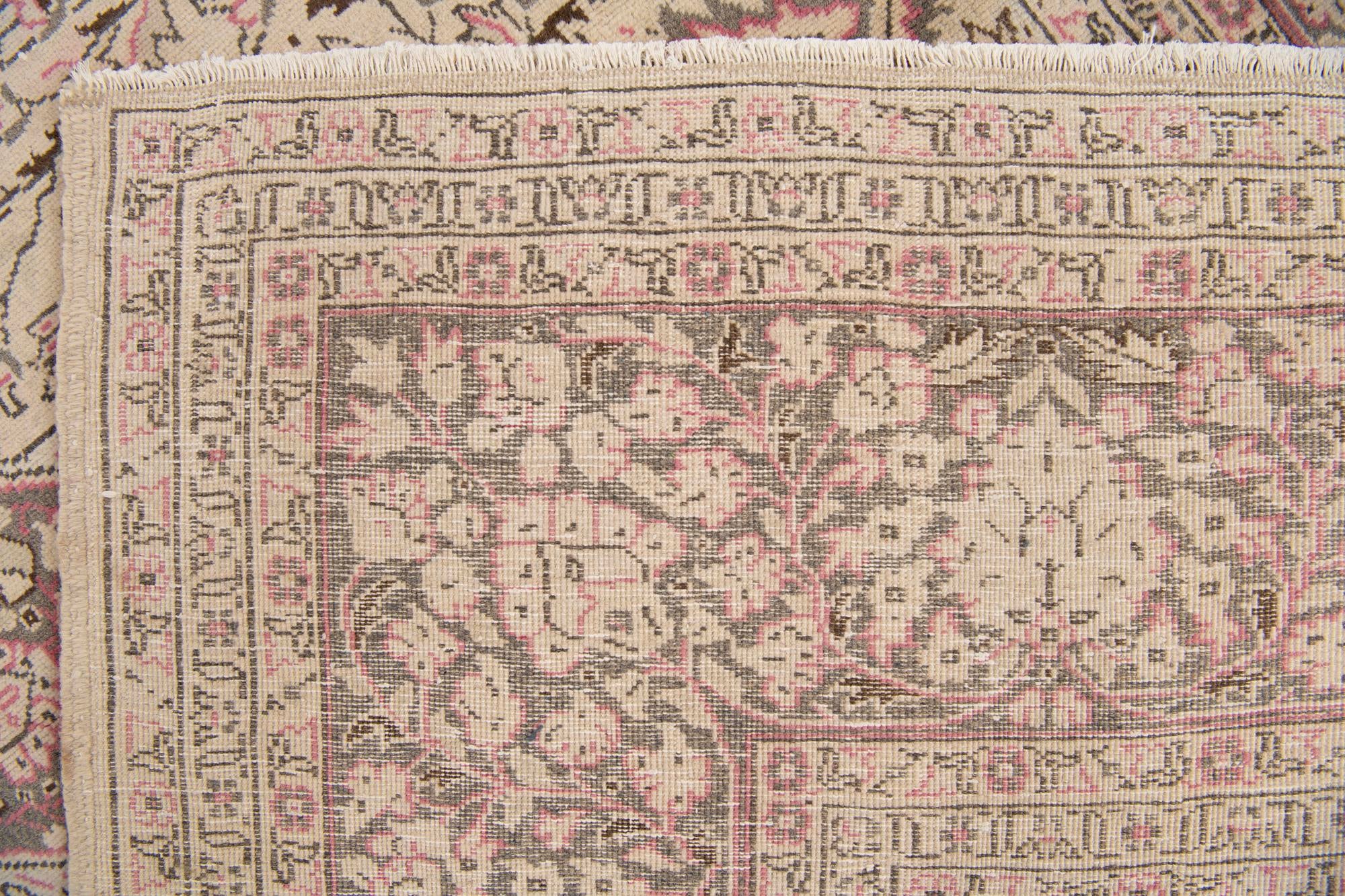 8' 4 x 12' 1 Hand Knotted Ultra Vintage Persian Wool Rug