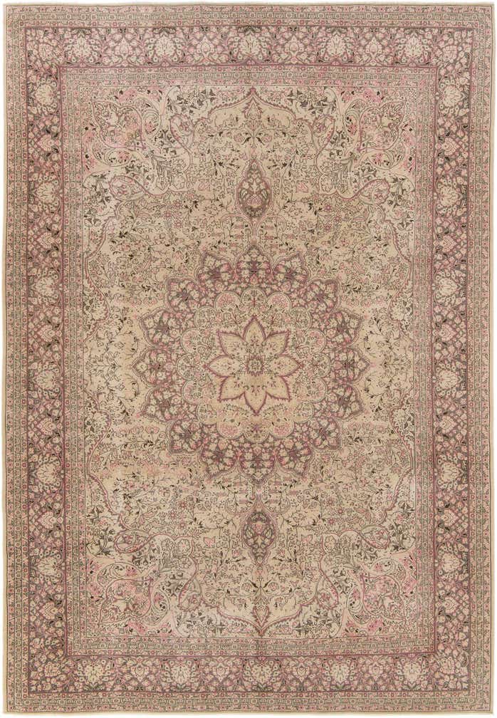 8' 4 x 12' 1 Hand Knotted Ultra Vintage Persian Wool Rug