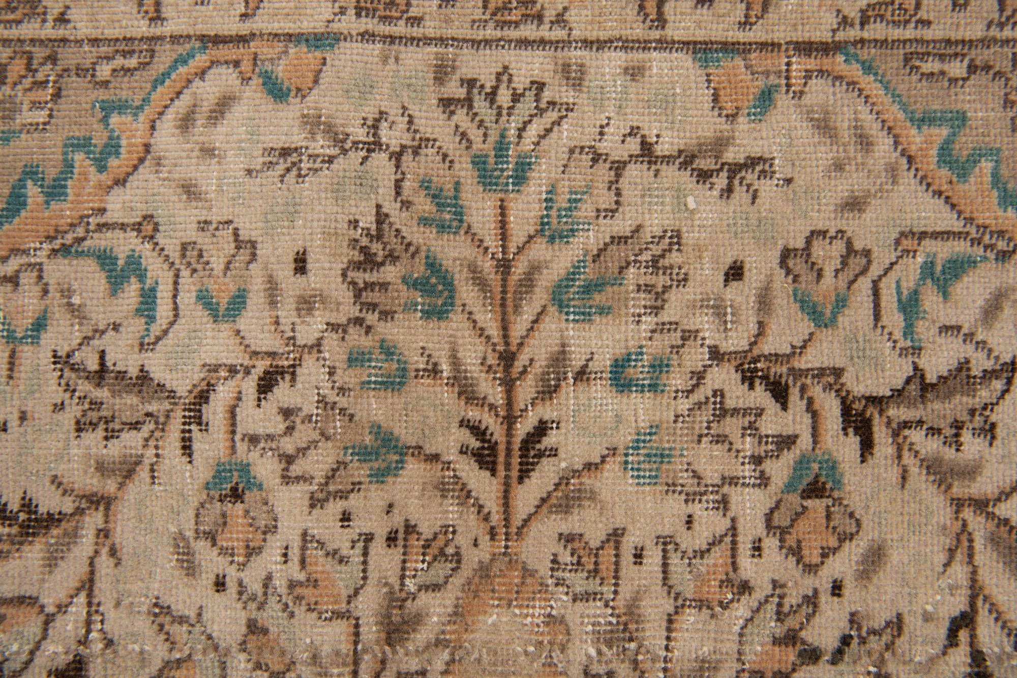 8' 1 x 12' 1 Hand Knotted Ultra Vintage Persian Wool Rug