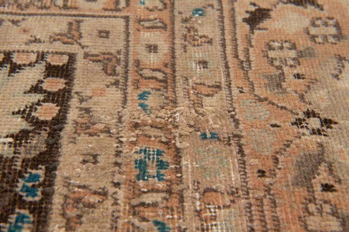 8' 1 x 12' 1 Hand Knotted Ultra Vintage Persian Wool Rug