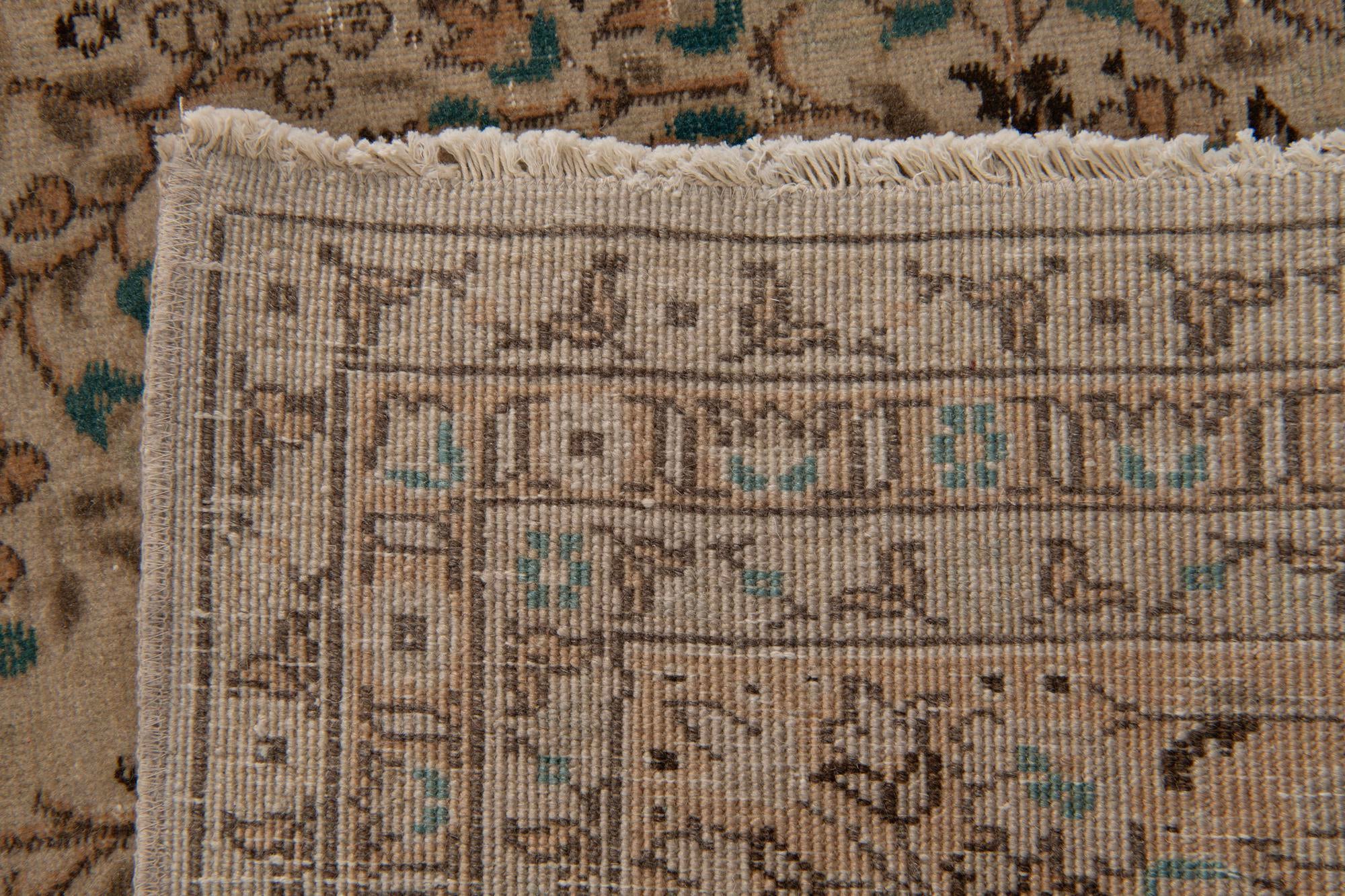 8' 1 x 12' 1 Hand Knotted Ultra Vintage Persian Wool Rug