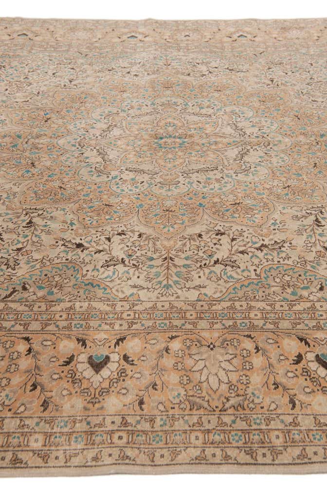 8' 1 x 12' 1 Hand Knotted Ultra Vintage Persian Wool Rug