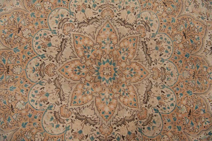 8' 1 x 12' 1 Hand Knotted Ultra Vintage Persian Wool Rug