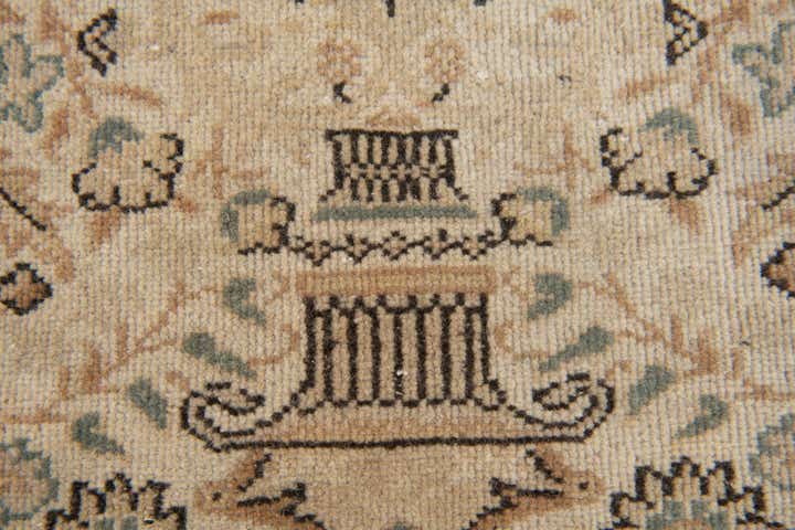 6' 10 x 10' 4 Hand Knotted Ultra Vintage Persian Wool Rug