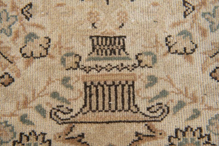 Detail image of 6' 10 x 10' 4 Hand Knotted Ultra Vintage Persian Wool Rug