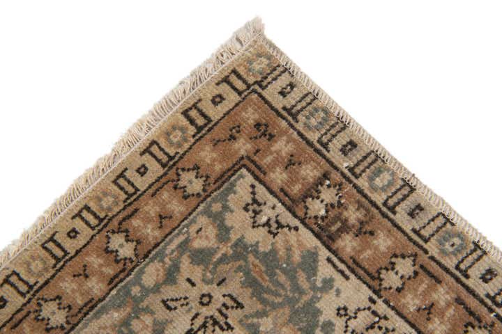 6' 10 x 10' 4 Hand Knotted Ultra Vintage Persian Wool Rug