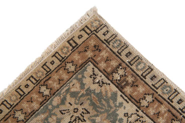 Detail image of 6' 10 x 10' 4 Hand Knotted Ultra Vintage Persian Wool Rug