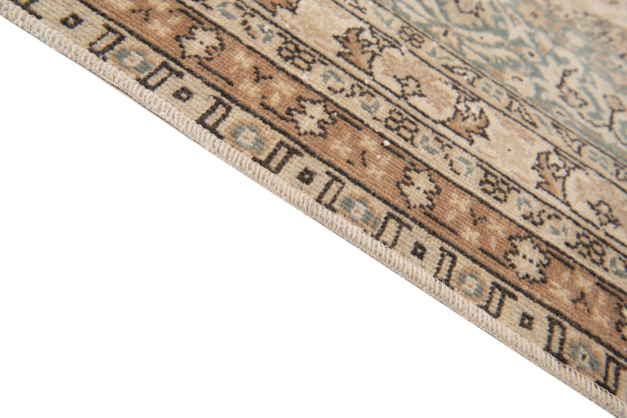 6' 10 x 10' 4 Hand Knotted Ultra Vintage Persian Wool Rug