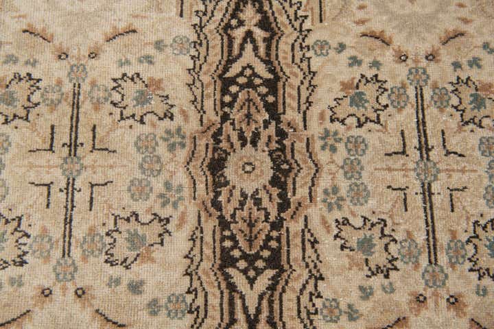 6' 10 x 10' 4 Hand Knotted Ultra Vintage Persian Wool Rug