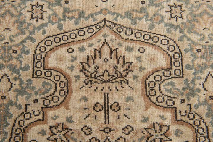 6' 10 x 10' 4 Hand Knotted Ultra Vintage Persian Wool Rug