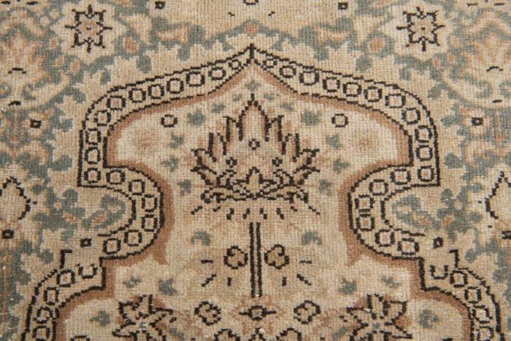 Detail image of 6' 10 x 10' 4 Hand Knotted Ultra Vintage Persian Wool Rug