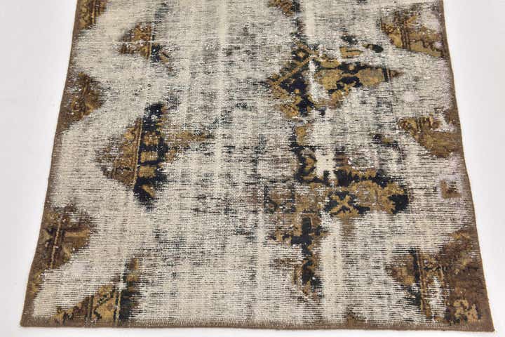 2' 10 x 4' Hand Knotted Ultra Vintage Persian Wool Rug