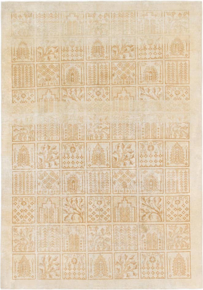 Detail image of 195cm x 275cm anudado a mano Ultra Vintage Alfombra Persa Lana