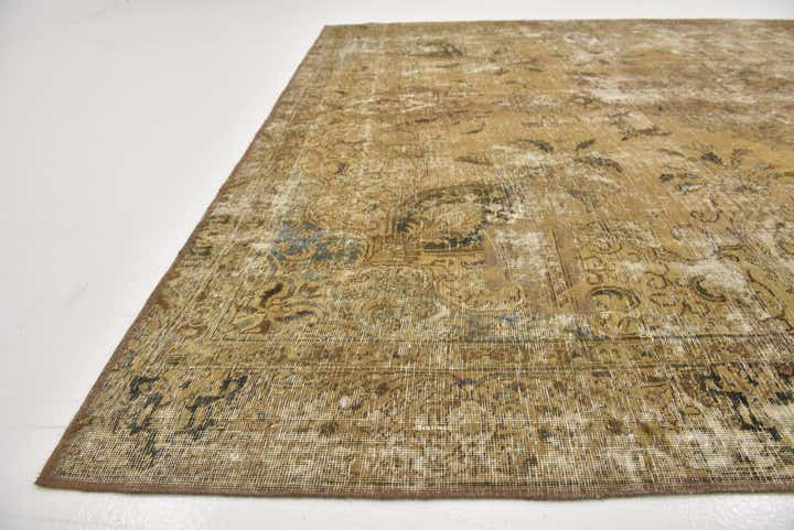 8' 5 x 11' 10 Hand Knotted Ultra Vintage Persian Wool Rug
