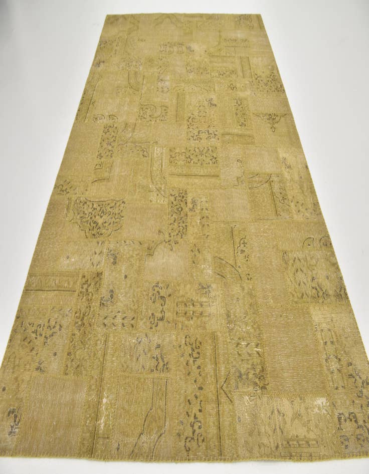 Detail image of 6' 8 x 10'  Hand Knotted Ultra Vintage Persian Wool Rug