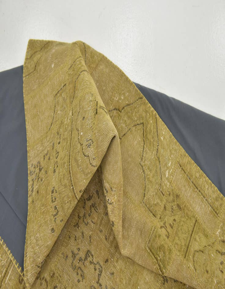 Detail image of 6' 8 x 10'  Hand Knotted Ultra Vintage Persian Wool Rug