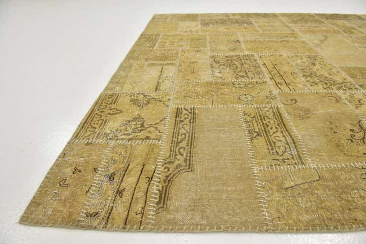 6' 6 x 10' Hand Knotted Ultra Vintage Persian Wool Rug