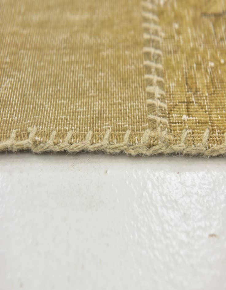 Detail image of 6' 6 x 10' Hand Knotted Ultra Vintage Persian Wool Rug