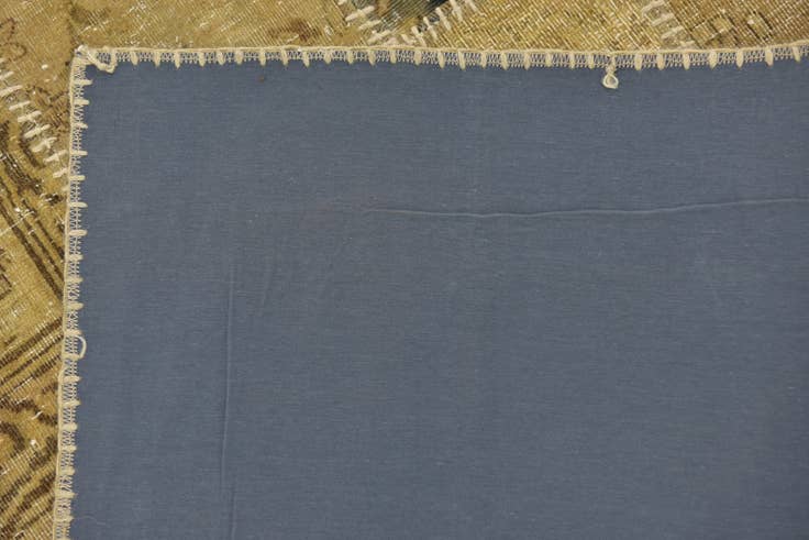 Detail image of 6' 6 x 10' Hand Knotted Ultra Vintage Persian Wool Rug