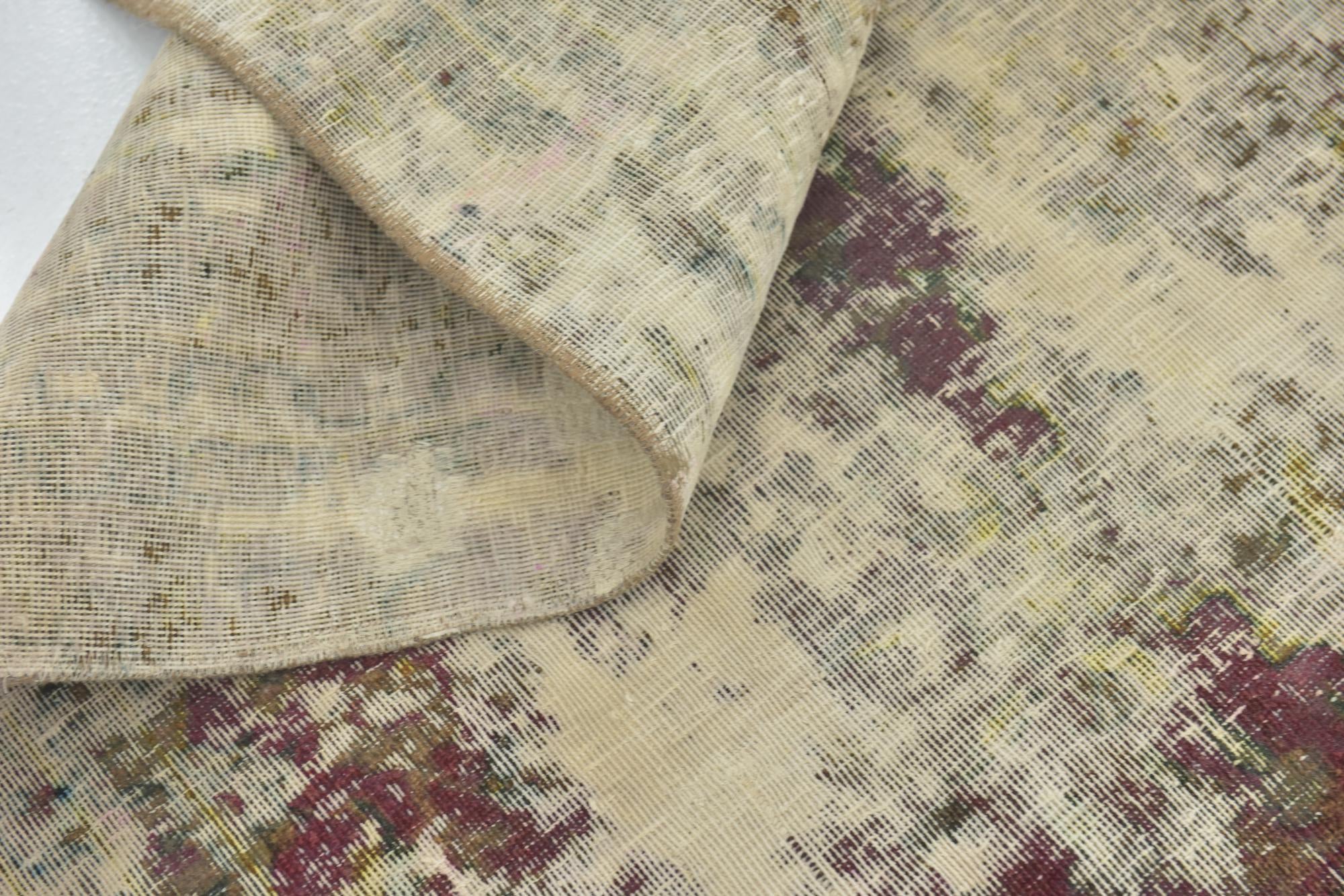 7' 2 x 10' 10 Hand Knotted Ultra Vintage Persian Wool Rug