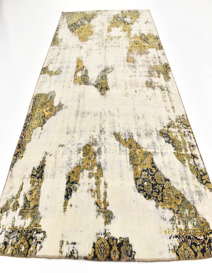 Detail image of 7' 8 x 11' 3  Hand Knotted Ultra Vintage Persian Wool Rug