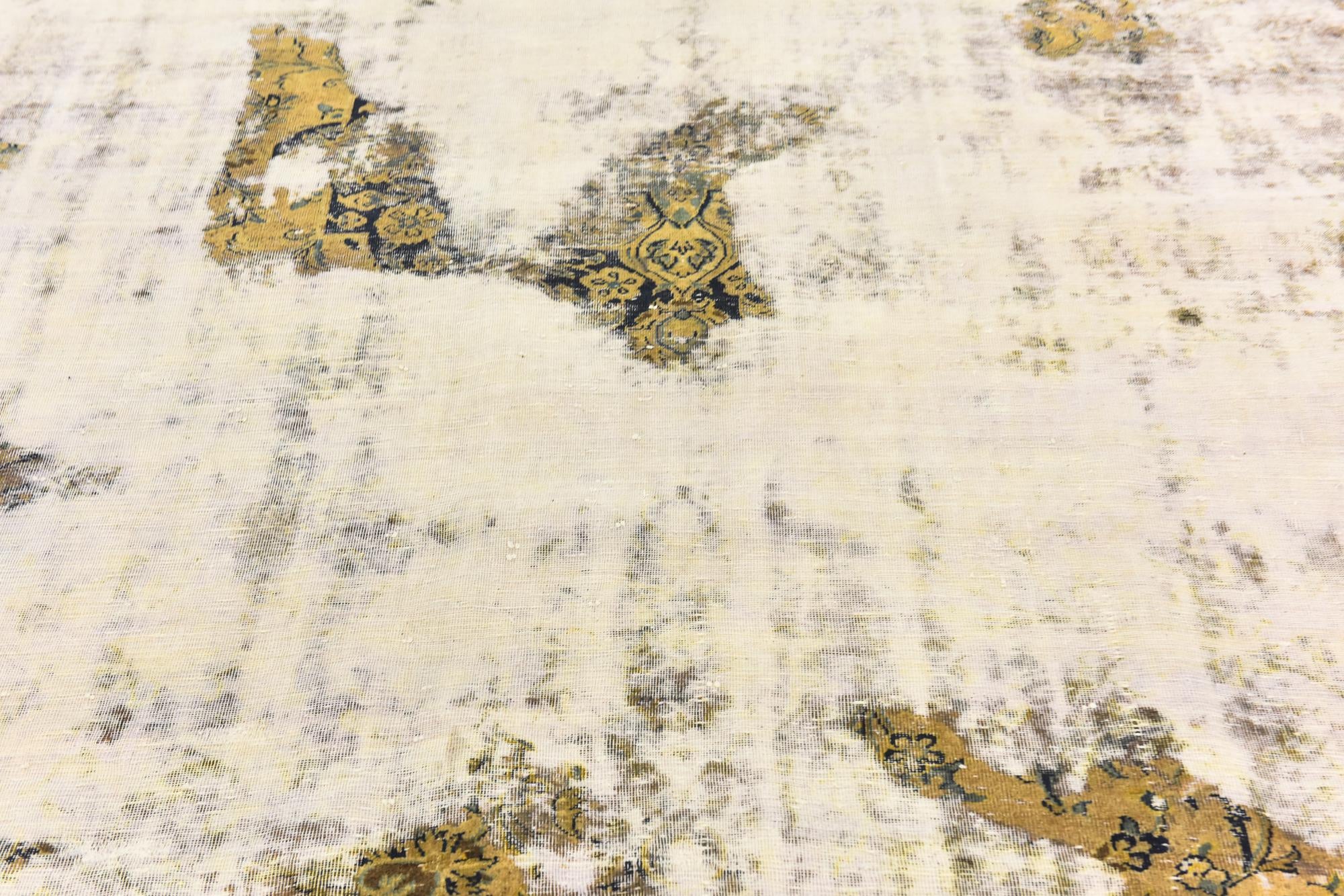 7' 8 x 11' 3 Hand Knotted Ultra Vintage Persian Wool Rug