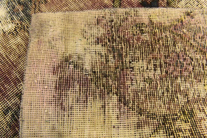 3' 5 x 4' 2 Hand Knotted Ultra Vintage Persian Wool Rug