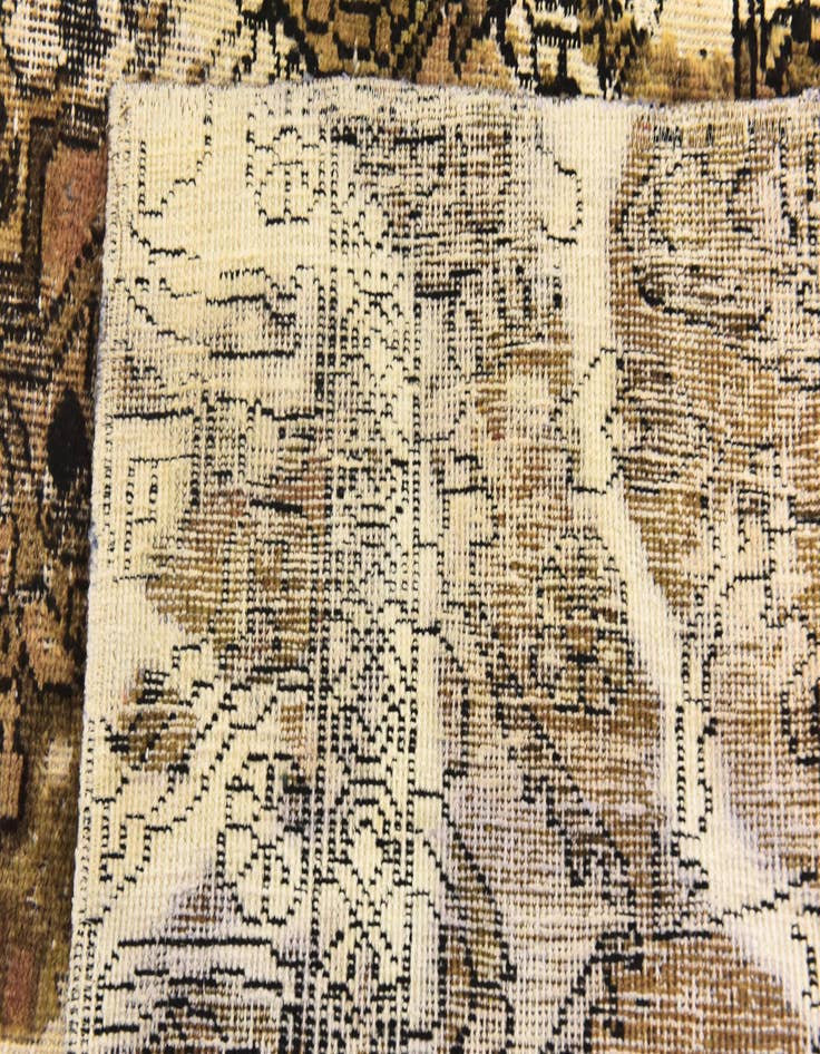 Detail image of 6' x 8' 8  Hand Knotted Ultra Vintage Persian Wool Rug