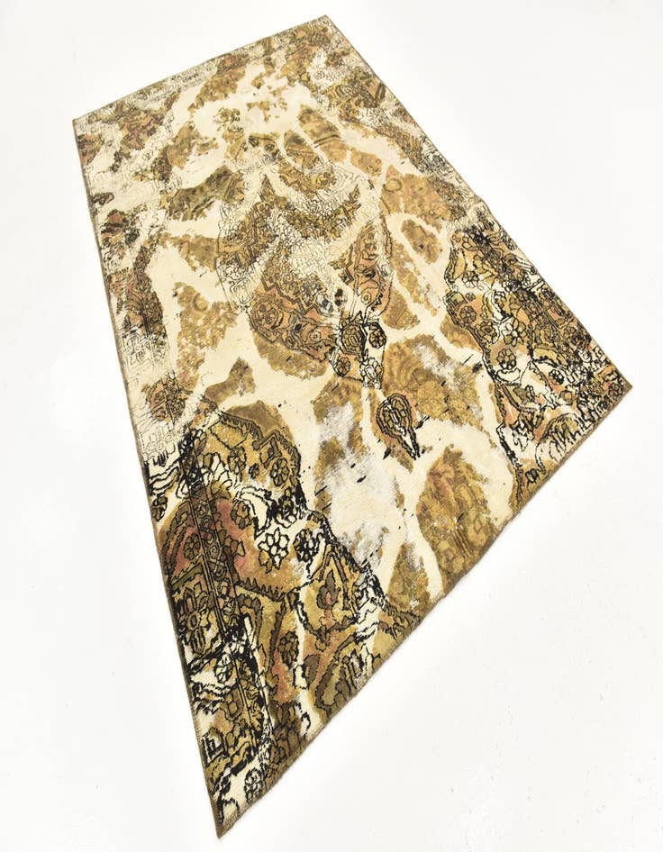 Detail image of 6' x 8' 8  Hand Knotted Ultra Vintage Persian Wool Rug