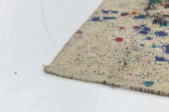 6' 7 x 9' 6 Hand Knotted Ultra Vintage Persian Wool Rug