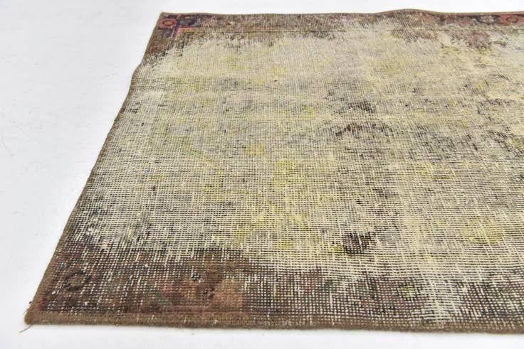 Detail image of 3' x 4' 8 Hand Knotted Ultra Vintage Persian Wool Rug