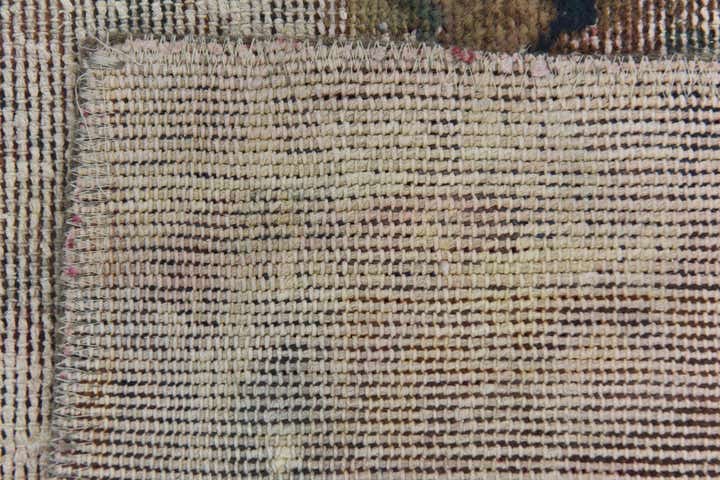 4' 7 x 6' Hand Knotted Ultra Vintage Persian Wool Rug