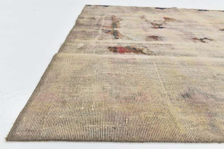 4' 7 x 6' Hand Knotted Ultra Vintage Persian Wool Rug