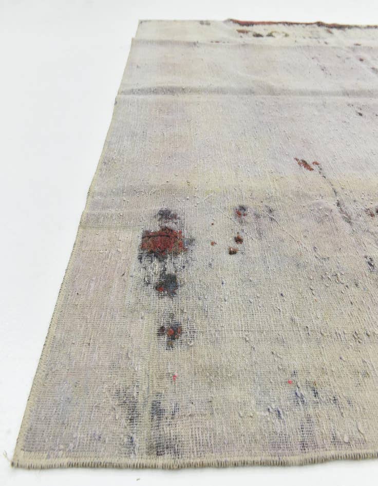 Detail image of 6' 7 x 8' 8 Hand Knotted Ultra Vintage Persian Wool Rug