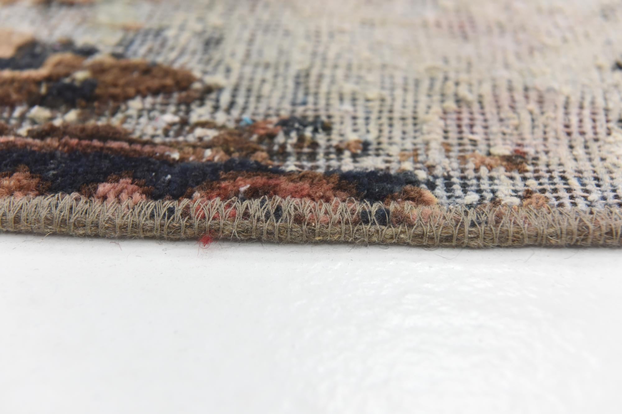 4' 10 x 6' 2 Hand Knotted Ultra Vintage Persian Wool Rug