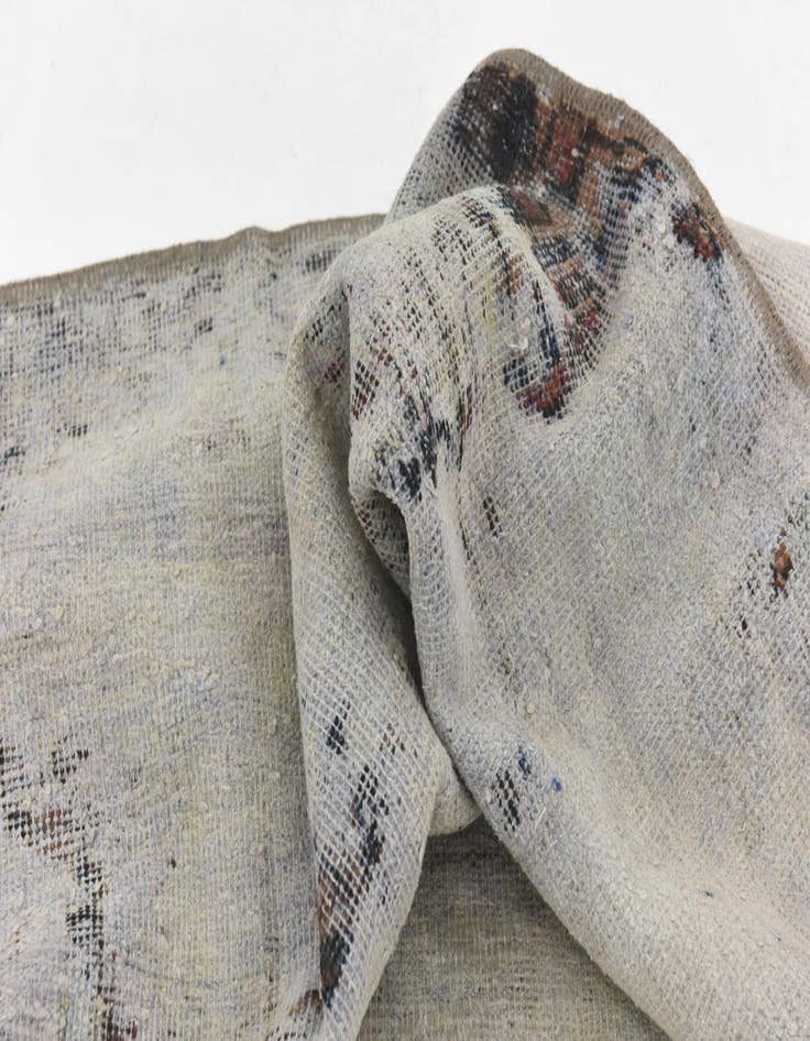 Detail image of 4' 10 x 6' 2  Hand Knotted Ultra Vintage Persian Wool Rug