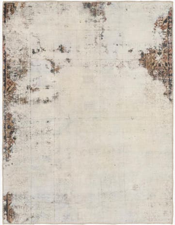 4' 10 x 6' 2 Hand Knotted Ultra Vintage Persian Wool Rug