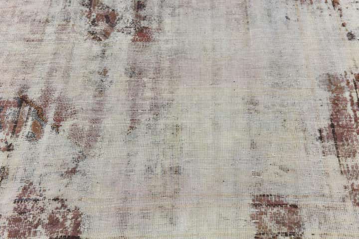 6' x 10' 10 Hand Knotted Ultra Vintage Persian Wool Rug