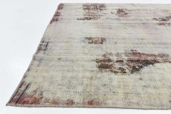 6' x 10' 10 Hand Knotted Ultra Vintage Persian Wool Rug