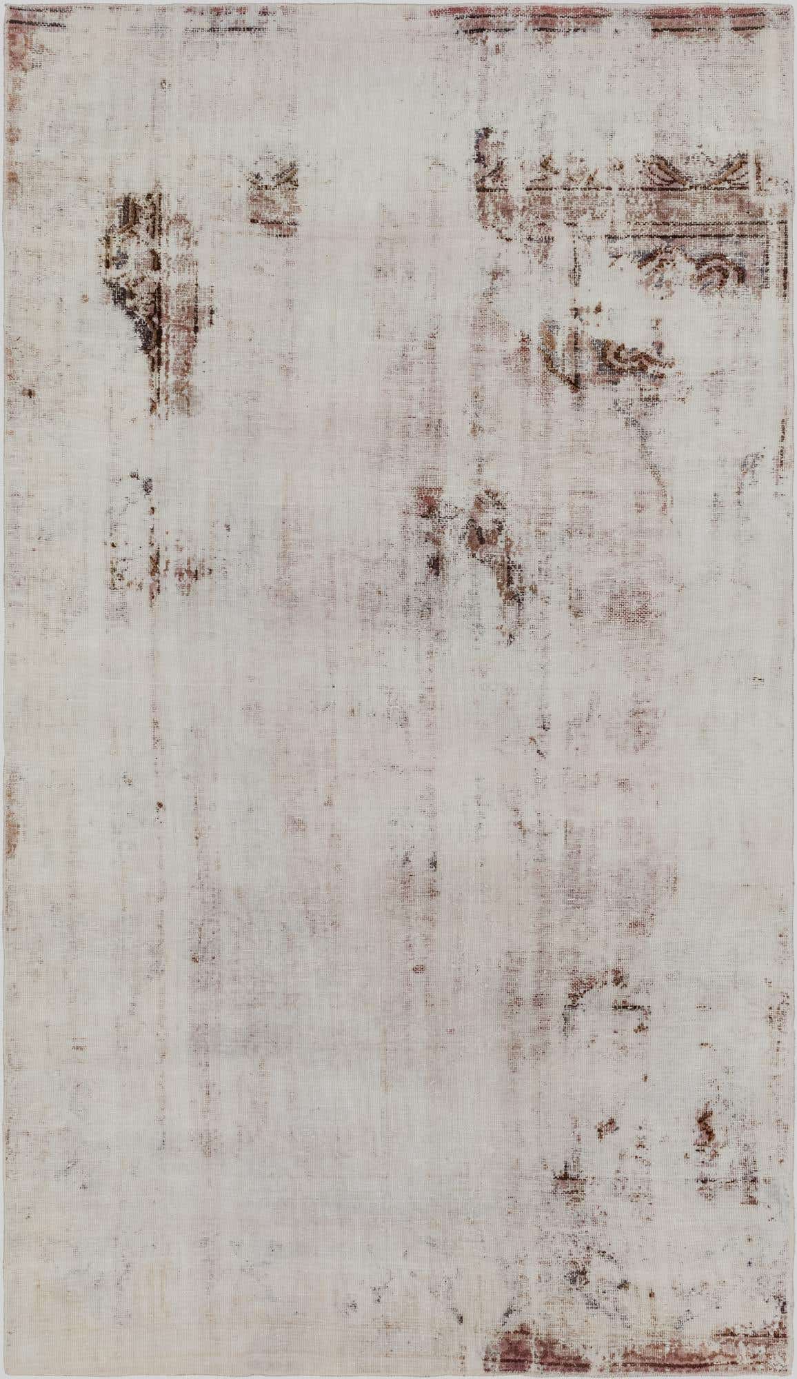 6' x 10' 10 Hand Knotted Ultra Vintage Persian Wool Rug