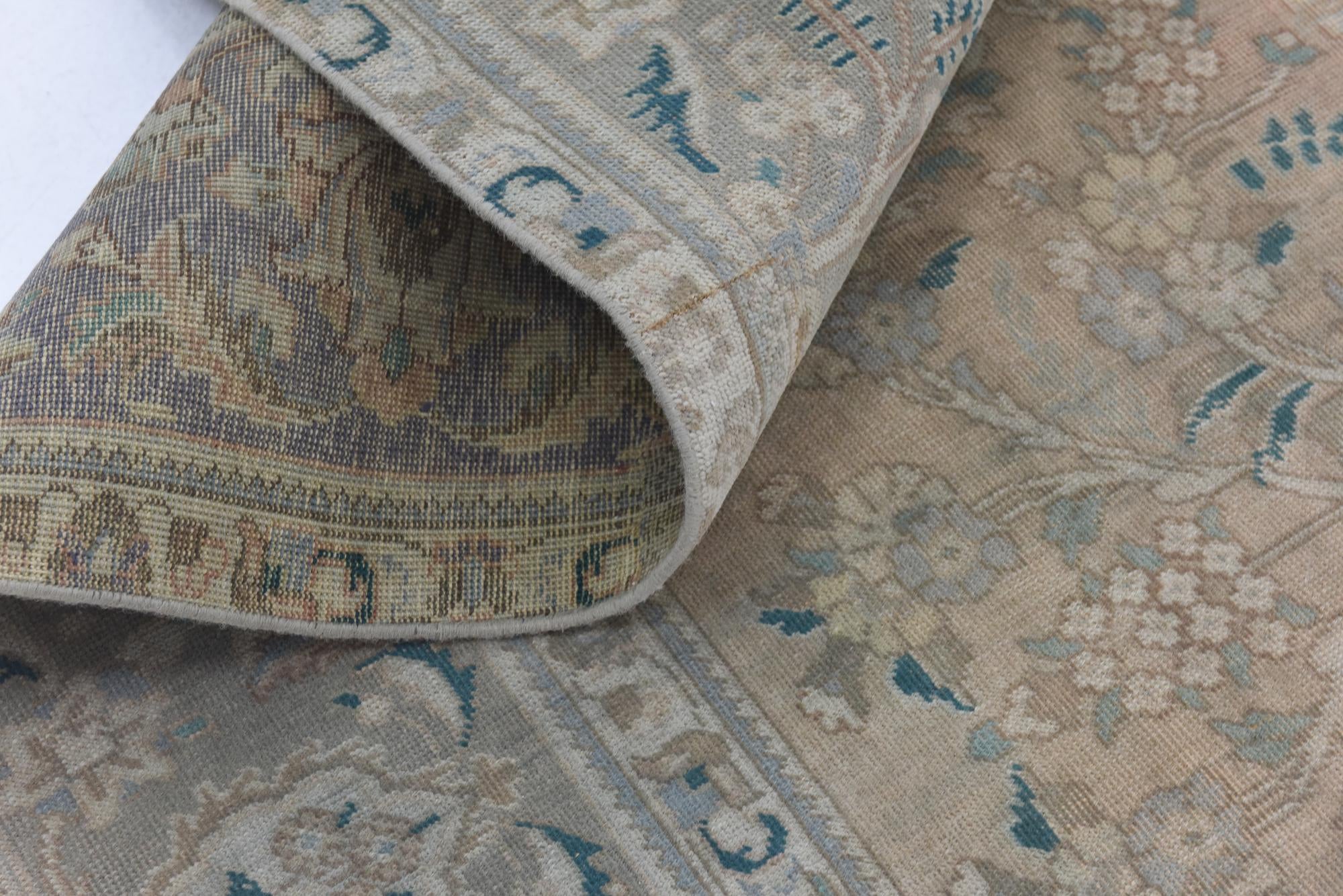 9' 6 x 12' 9 Hand Knotted Ultra Vintage Persian Wool Rug