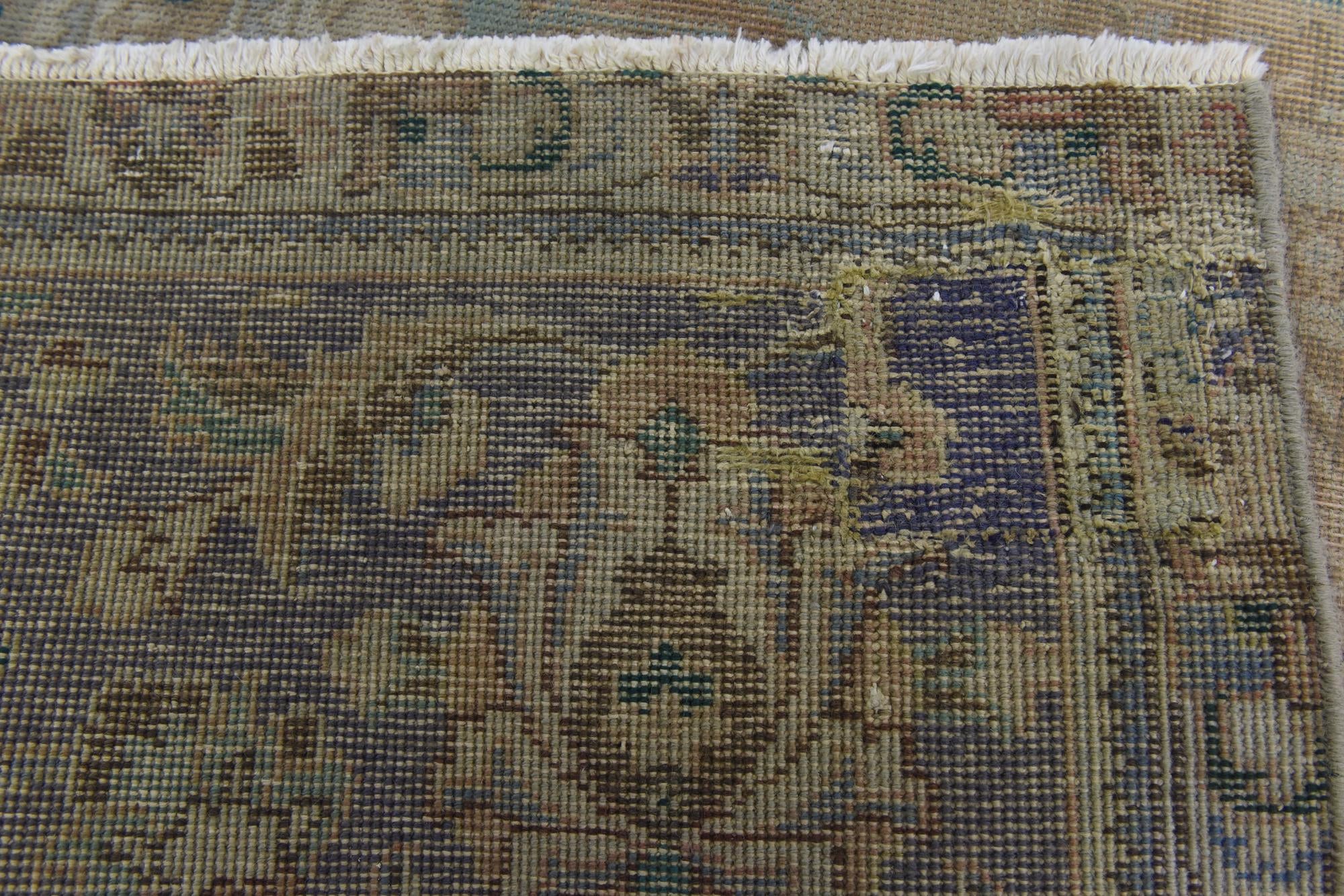 9' 6 x 12' 9 Hand Knotted Ultra Vintage Persian Wool Rug