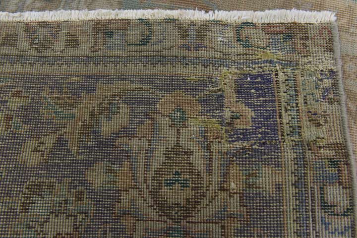 9' 6 x 12' 9 Hand Knotted Ultra Vintage Persian Wool Rug