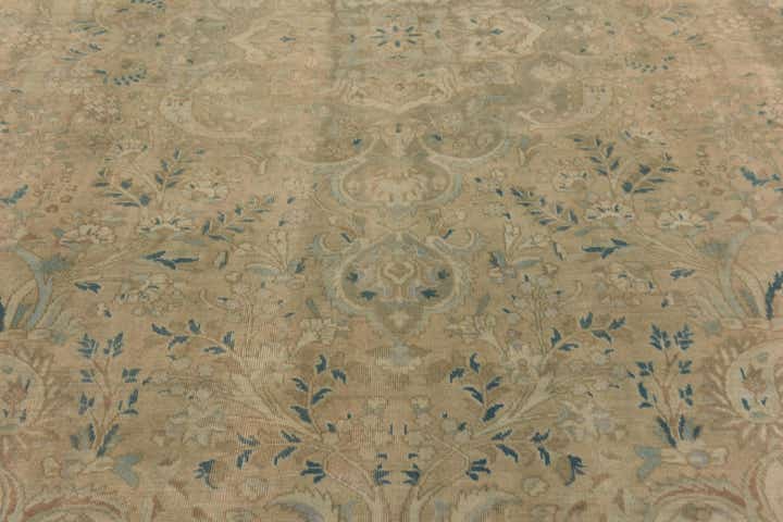 9' 6 x 12' 9 Hand Knotted Ultra Vintage Persian Wool Rug