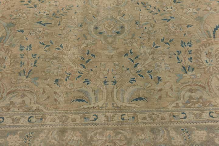 9' 6 x 12' 9 Hand Knotted Ultra Vintage Persian Wool Rug