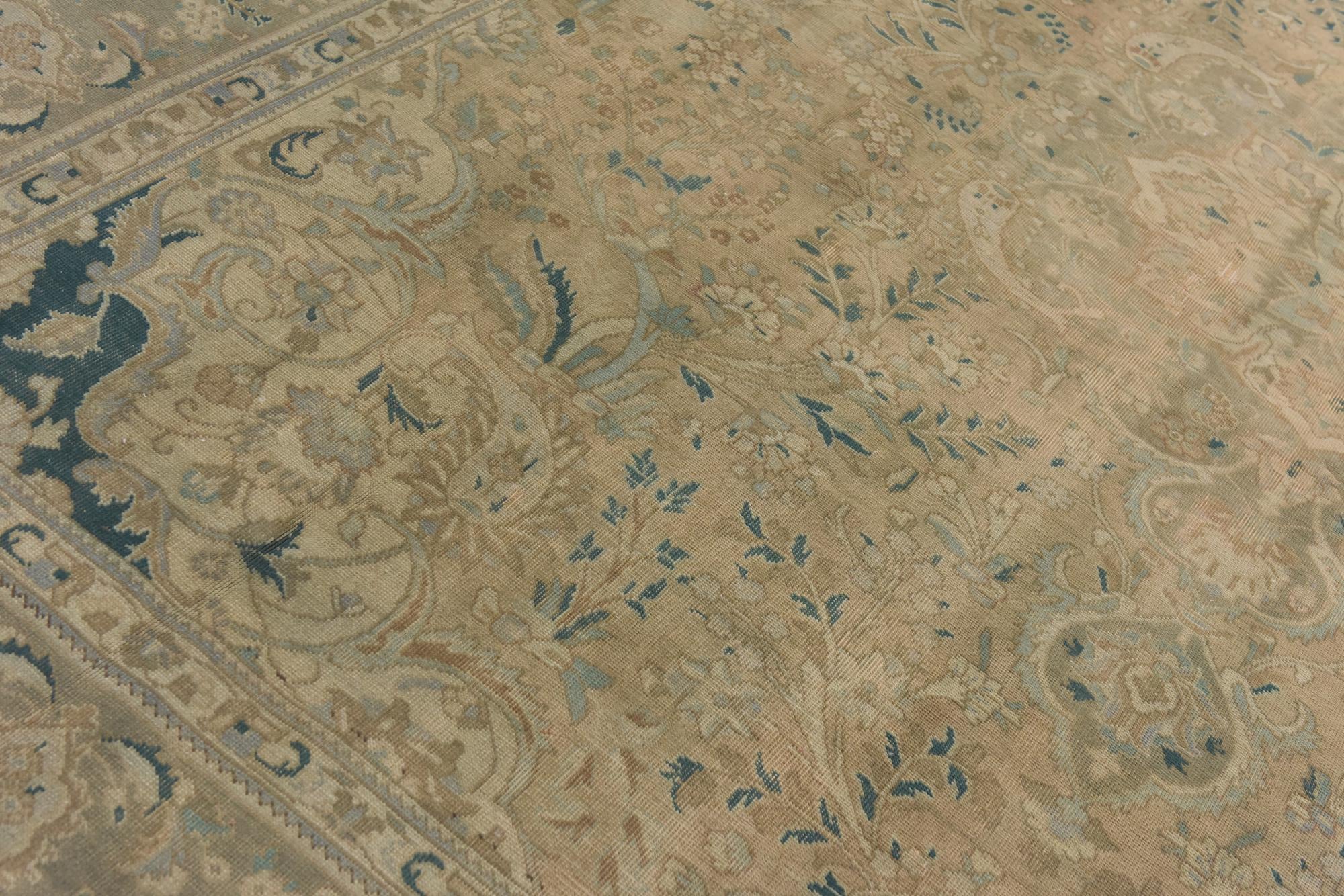 9' 6 x 12' 9 Hand Knotted Ultra Vintage Persian Wool Rug