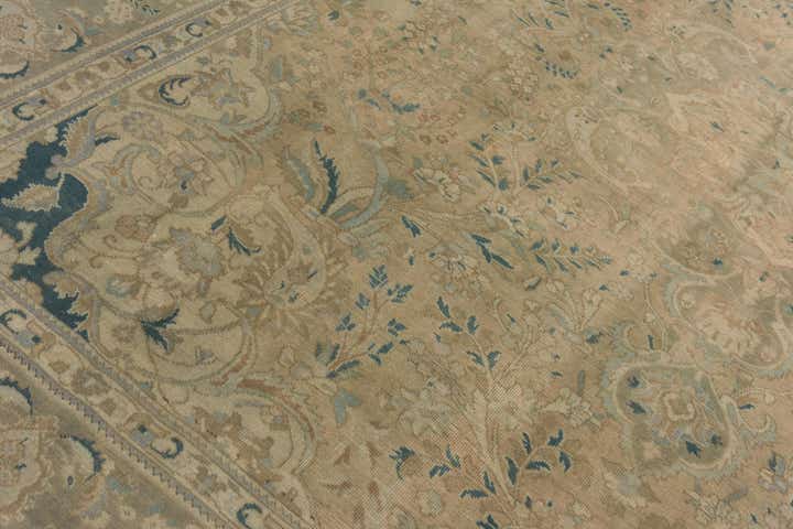 9' 6 x 12' 9 Hand Knotted Ultra Vintage Persian Wool Rug
