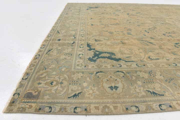 9' 6 x 12' 9 Hand Knotted Ultra Vintage Persian Wool Rug