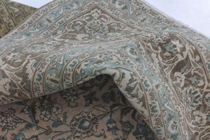 9' 5 x 12' 4 Hand Knotted Ultra Vintage Persian Wool Rug